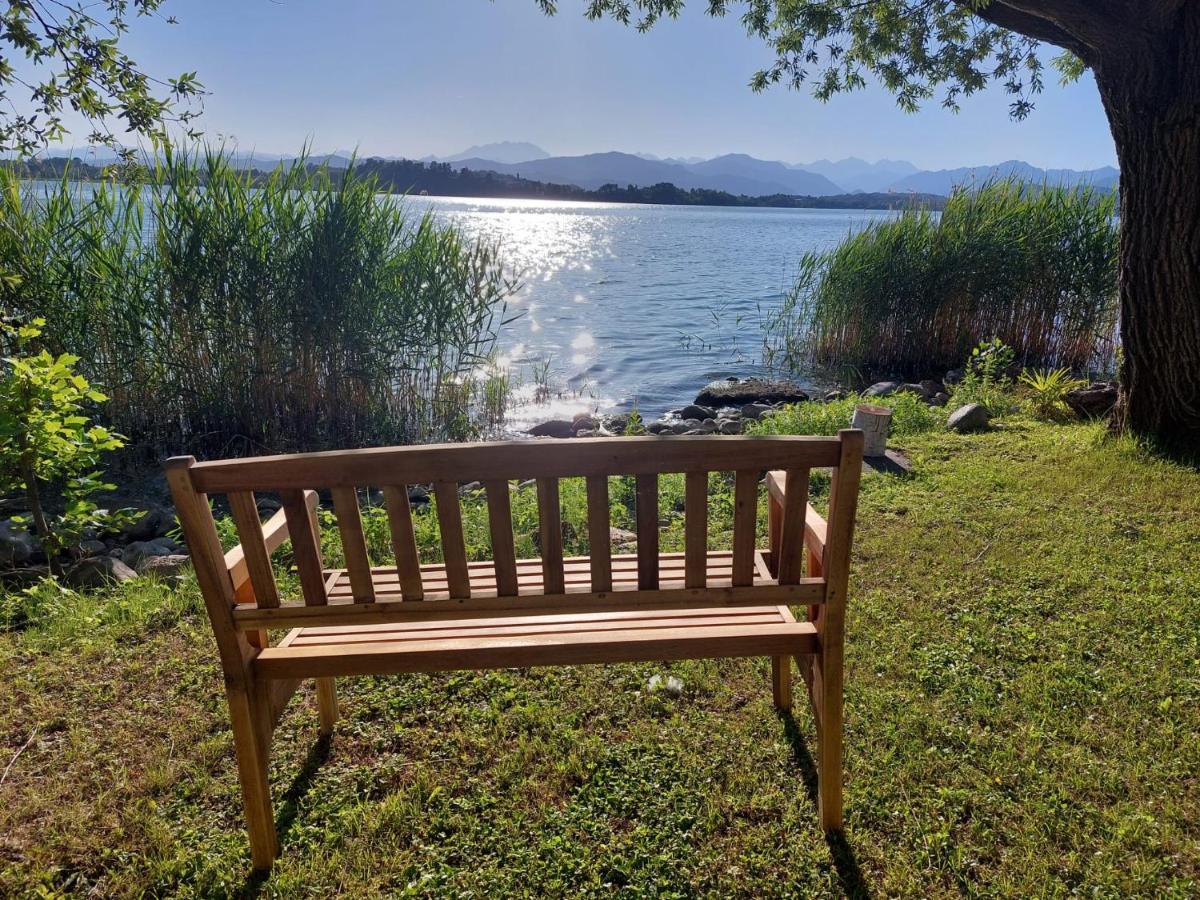 Appartamento Miralago Con Giardino Sul Lago Gavirate Luaran gambar